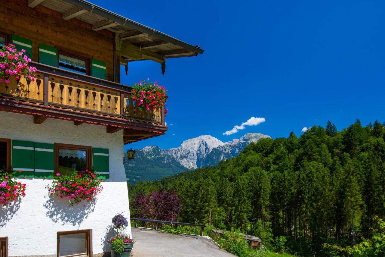 Ferienhaus Wiesenlehen Bischofswiesen Esterno foto